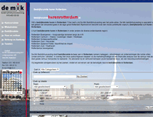 Tablet Screenshot of bedrijfsruimtehurenrotterdam.nl